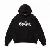 The H&S Hooded Sweat Shirt / BLACK