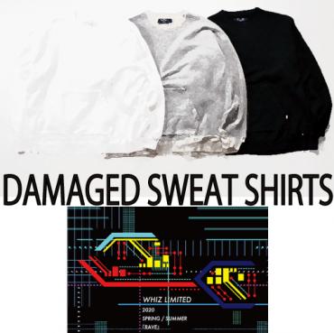 DAMAGED SWEAT SHIRT