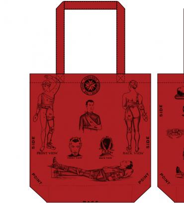 First aid tote bag   *レッド*