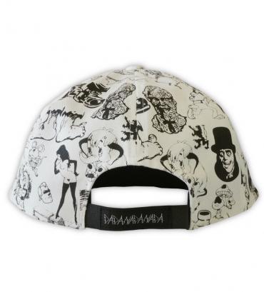 Original silk print cap   *ホワイト*