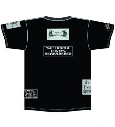 Bizarre pach Tee   *ブラック×モノクロパッチ*