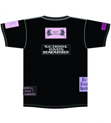 Bizarre pach Tee   *ブラック×マルチパッチ*