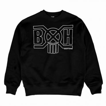 BxH Line Logo Crew-neck Sw *ブラック*