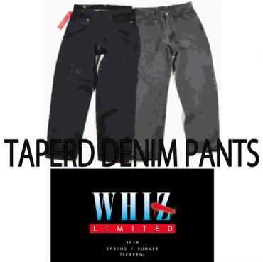 TAPERED DENIM PANTS