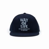 EMVROIDERY CAP "WAY OF LIFE" *ネイビー*