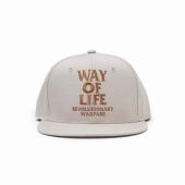 EMVROIDERY CAP "WAY OF LIFE" *ベージュ*