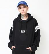  Line Hooded Sweat Shirt *ブラック*