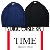 INDIGO CABLE KNIT