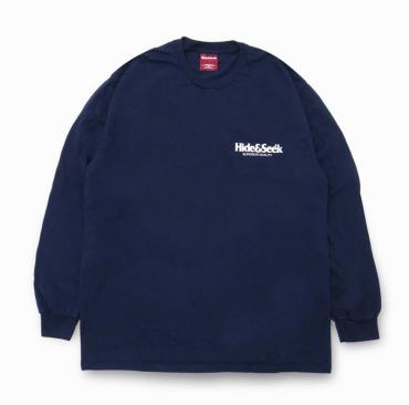 Logo L/S Tee(23ss) * ネイビー*