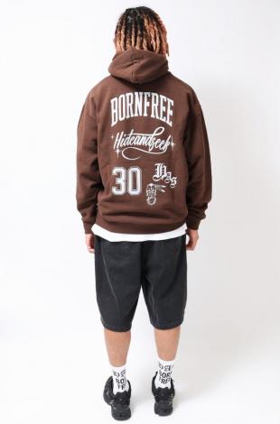 Team Hooded Sweat Shirt *ブラウン*