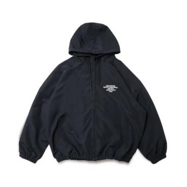 NYLON ZIP HOODED JACKET *ブラック*