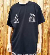 Hand-embroidery Tee   *ブラック*