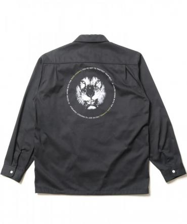 BC LION WORK SHIRT / BLACK