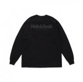 LOGO L/S TEE (26SS) / BLK-GRY