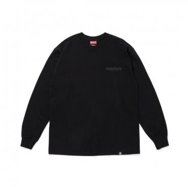 LOGO L/S TEE (26SS) / BLK-GRY