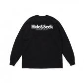 LOGO L/S TEE (26SS) / BLK-WHT