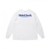 LOGO L/S TEE (26SS) / WHT-BLU