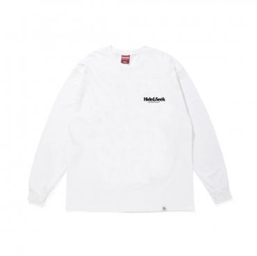 LOGO L/S TEE (26SS) / WHT-BLK