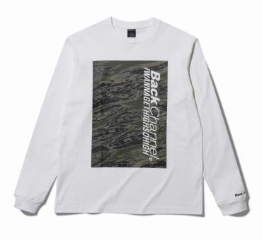 GHOSTLION CAMO PRINT L/S T*ホワイト*