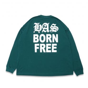 HAS L/S Tee *グリーン*