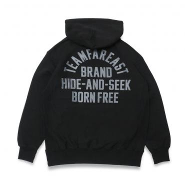 College Hooded Sweat Shirt(24ss) *ブラック*