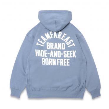 College Hooded Sweat Shirt(24ss) *ダークブルー*