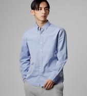 icon broad shirt *ブルー*