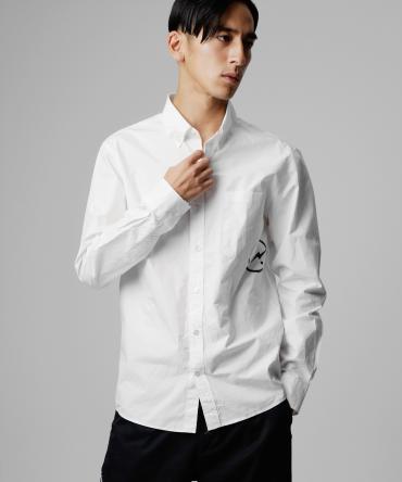 icon broad shirt *ホワイト*