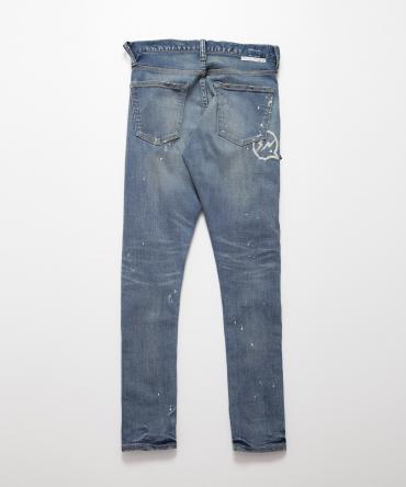 remake stretch skinny denim pants *インディゴ*