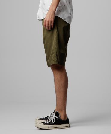 cotton chino shorts *オリーブ*