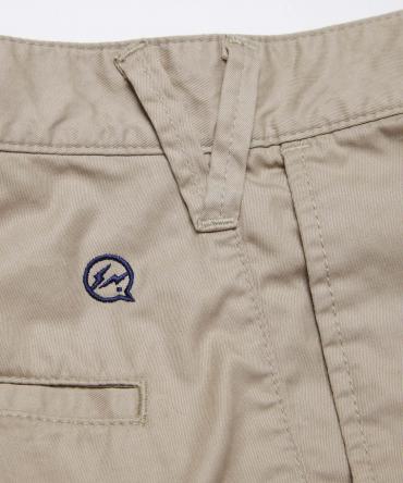 cotton chino shorts *ベージュ*