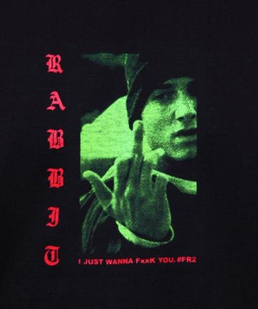 F-RABBIT クルーネックTシャツ[FRC201] *ブラック*