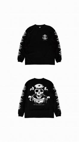 BxH D-BEAT SKULL L/S Tee