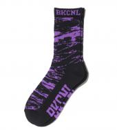 GHOSTLION CAMO SOCKS *ブラック/パープル*