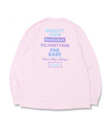 FLYER L/S TEE *ピンク*