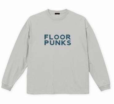 FLOOR PUNKS BIG SILHOUETTE LONG SLEEVE TEE *GRAY*