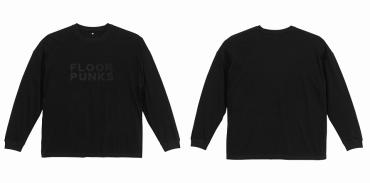 FLOOR PUNKS BIG SILHOUETTE LONG SLEEVE TEE *BLACK*