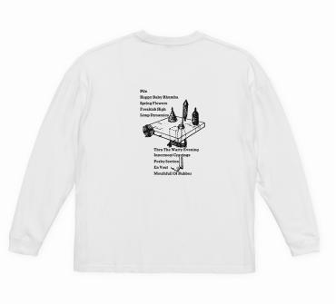 SMEGMA BIG SILHOUETTE LONG SLEEVE TEE *WHITE*