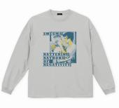 SMEGMA BIG SILHOUETTE LONG SLEEVE TEE *GRAY*