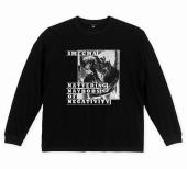 SMEGMA BIG SILHOUETTE LONG SLEEVE TEE *BLACK*