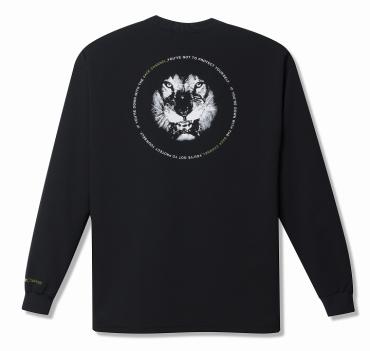 WIDE STRETCH LIGHT LONG SLEEVE T / BLACK