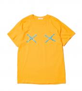 "CROSS LOGO" Tee *ゴールド*