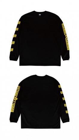 BxH LOGO L/S Tee 【BLACK/YELLOW】