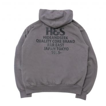 Logo Hooded Sweat Shirt(22ss) *チャコールグレー*