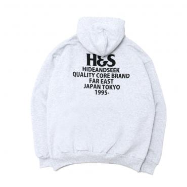 Logo Hooded Zip Sweat Shirt(22ss) *ヘザーグレー*