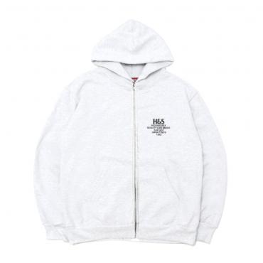 Logo Hooded Zip Sweat Shirt(22ss) *ヘザーグレー*