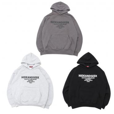 Logo Hooded Sweat Shirt(22ss) *チャコールグレー*