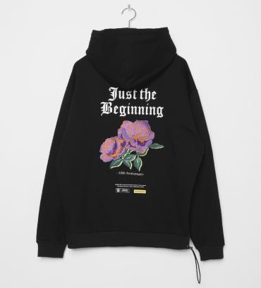 Just the Beginning-10- Rose Hoodie[LEC980]*ブラック*