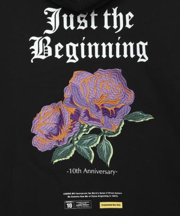 Just the Beginning-10- Rose Hoodie[LEC980]*ブラック*