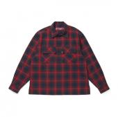 Ombre Check L/S Shirt(26ss) / RED